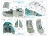 Quinta Studio QD48356 Mi-24D 3D-Printed & coloured Interior on decal paper (Trumpeter) 1/48